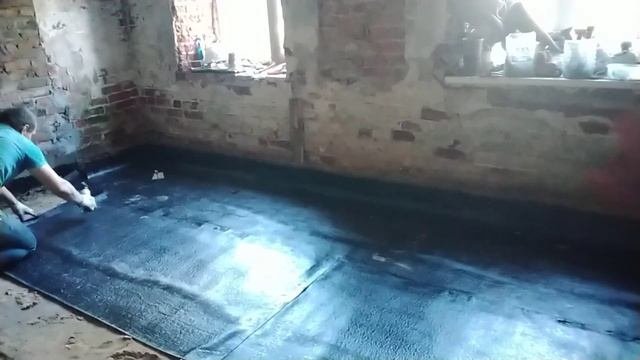В старинном доме появился пол Восстановление старинного дома