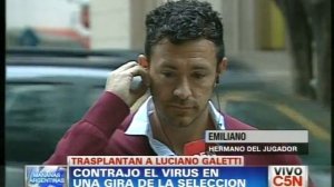 C5N - SOCIEDAD: TRANSPLANTAN A LUCIANO GALETTI. HABLA SU HERMANO