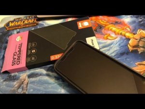 iPhone X - ставим защитное стекло! ainy