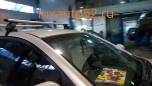 Багажник на крышу "LUX" с дугами аэро для а/м Ssang Yong Action 2010-