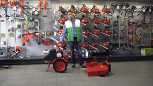 Мотоблок-газонокосилка! Косилка Мобил К КМ-0,5 против травы.