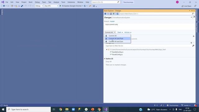 11 Azure Repos - Connect to Azure DevOps Project, git publish, incoming and outgoing commits, push смотреть онлайн