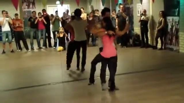 Kaly sanchez workshop with Asis partner 1st Limburg Bachata Zouk Kizomba Festival смотреть онлайн