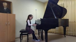 К. Черни-Гермер,  2 ч. Этюд № 27,   Гайнитдинова Эвелина, 10 лет, 4 класс, 11 марта 2022 г.