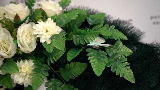 Траурный венок в форме круга, код 45084, ЕвроСервис смотреть онлайн