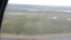 Аэропорт Игарка с высоты.