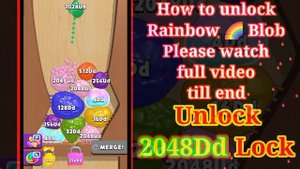 Blob Merge 3D | Rainbow ? colour blob (2048Dd) 3d 2048 ball 3d video games Android, iOS New Update#