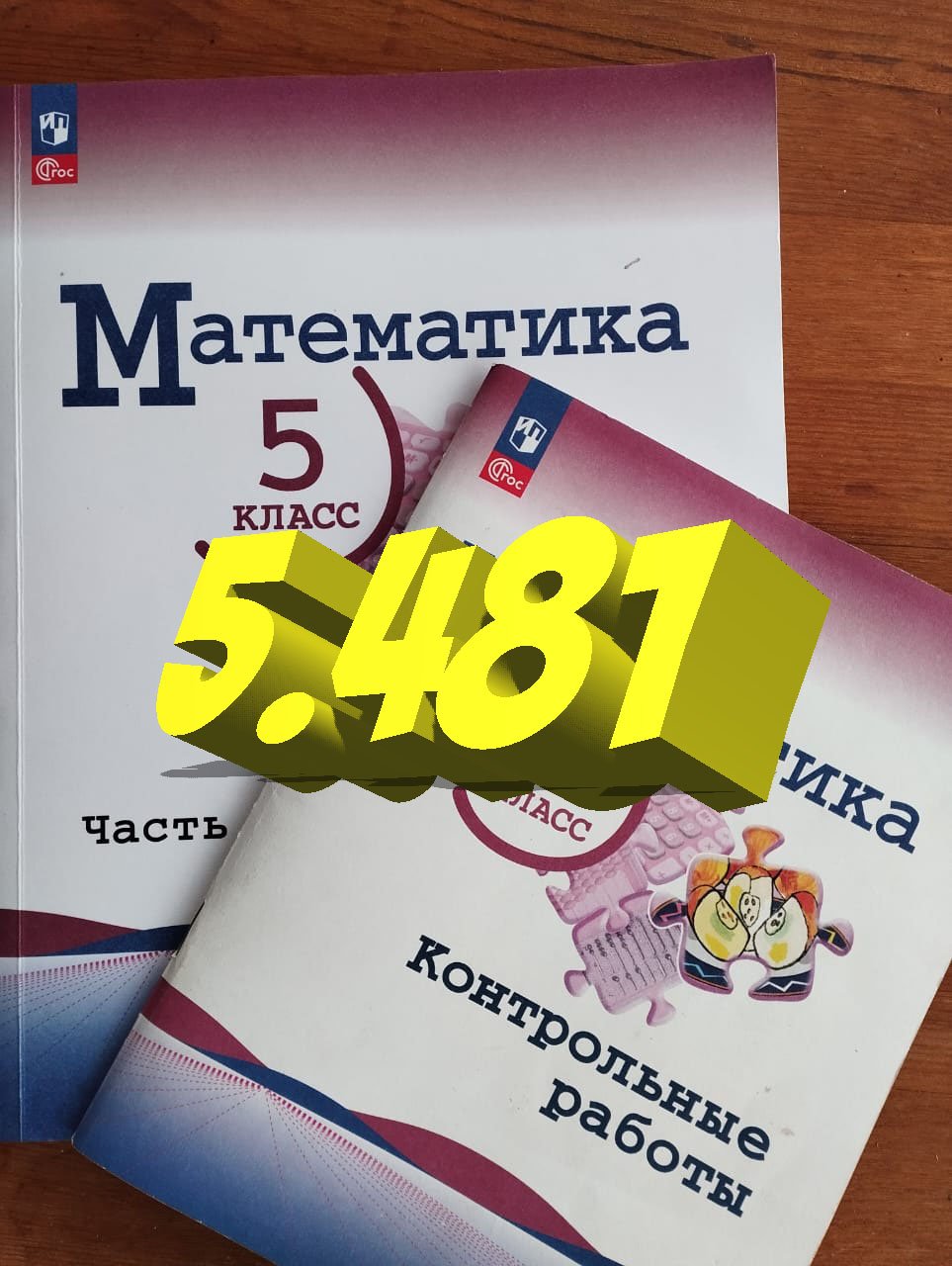 математика 5 класс номер 5.481