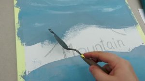 Легкая акриловая роспись гор｜ Расслабляющая абстракция