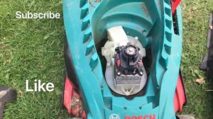 Bosch Rotak 37 belt change