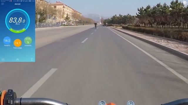 ?Испытание нового двигателя DA-100S на Электробайке Denzel Tornado смотреть онлайн