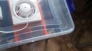 Мойка воздуха своими руками (первый запуск).