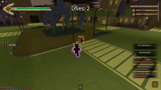 [YBA] Roblox JJBA Game Crazy Diamond Gameplay смотреть онлайн