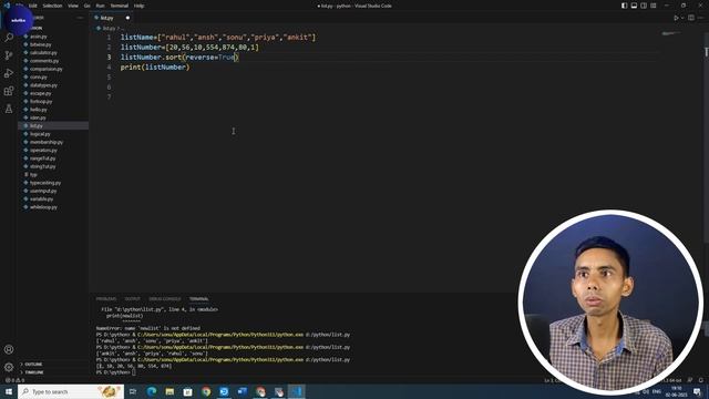 Python List Sort or Reverse and Copy Tutorial | Learn How to Manipulate Lists
