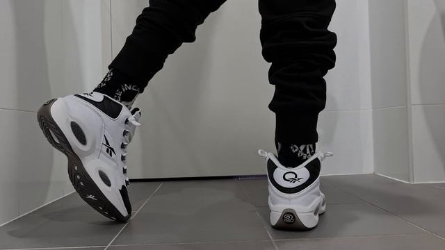Reebok Question Mid Black White Why Not Us 2001 NBA ALL STAR смотреть онлайн