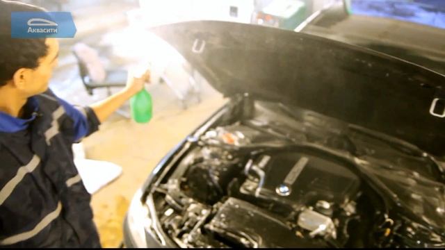 Профессиональная мойка двигателя паром в аквомоечных комплексах Аквасити в Москве смотреть онлайн