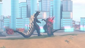 Final Wars Godzilla Vs Millennium Godzilla - Roblox Kaiju Universe
