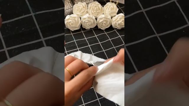 Amazing Easy satin ribbon Craft Ideas flower For Home Decor | Paper Craft Flower |  DIY #11