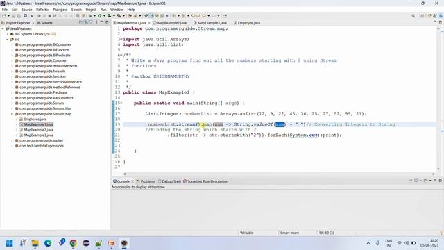 8.3  When or How to Use map in Stream API| Java 8 map stream | Stream map java 8 example
