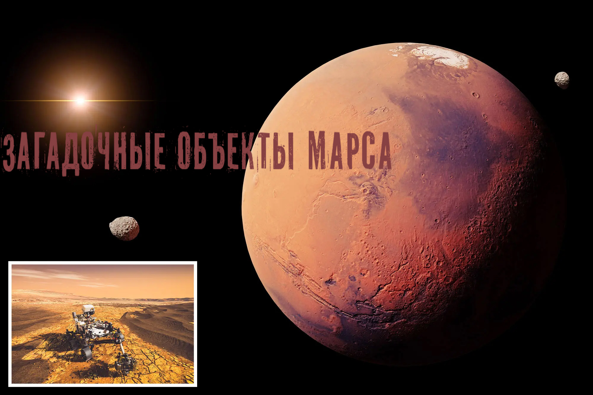 Происхождения Долины Маринер и Горы Олимп