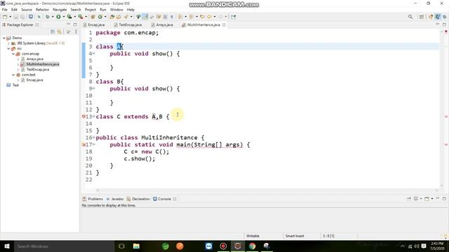 Java Multiple Inheritance and diamond problem