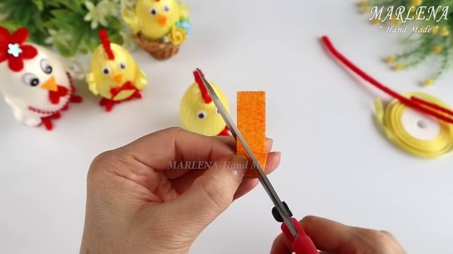 ??Цыплята, курочка, петушок своими руками ? Пасхальные поделки?Easter decor
