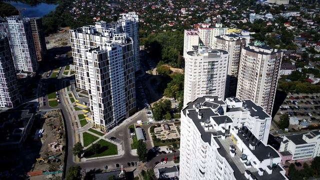 Строительство ЖК Русановская гавань, Киев. 16.09.2021. ЖК Русанівська Гавань. смотреть онлайн