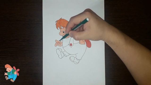 Раскраска Карлсон / Coloring Karlson / Как раскрасить Карлсона