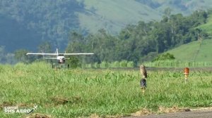 Cessna 210L Centurion II Decolando no Aeroclube de Cachoeiro