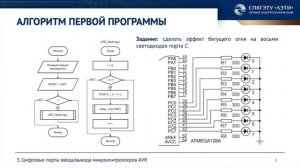 Л_3. Цифровые регистры ввода/вывода AVR микроконтроллера