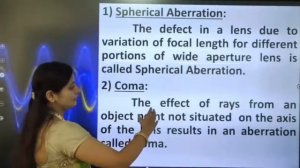 B.Sc III sem | Physics | Unit 2 | Part 1 |  Aberration