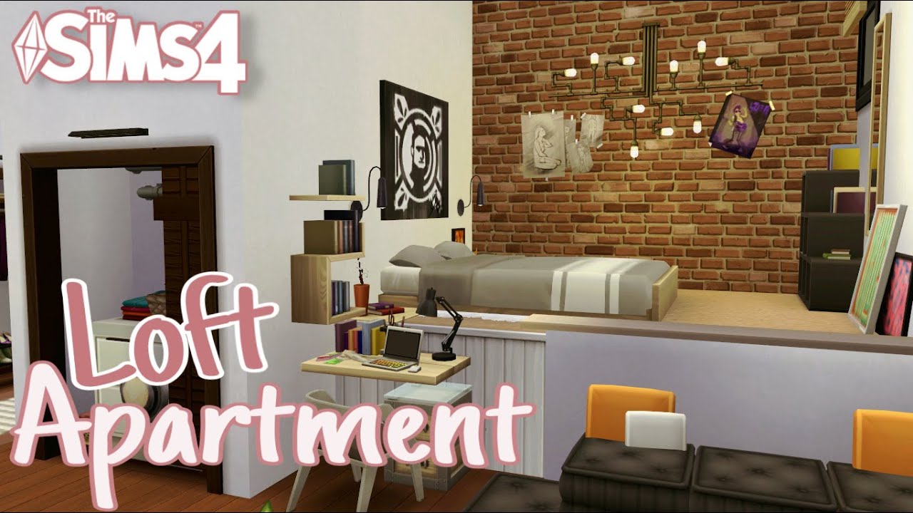 Уютная Квартира в Стиле Лофт [The Sims 4 Базовая Игра & Жизнь в городе] | Симс 4 Строительство