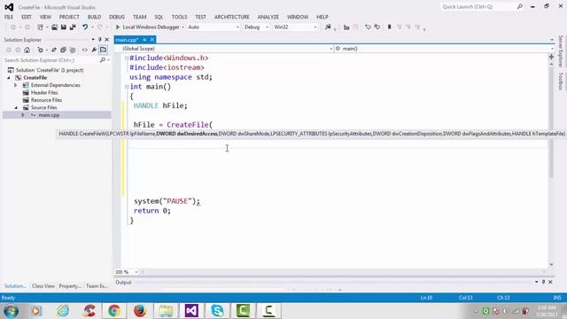 4. CreateFile Function - Windows System Programming in C/C++ смотреть онлайн