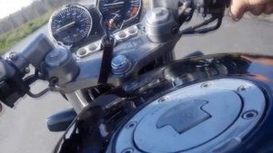 Honda CB-1 разгон до сотни