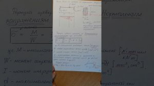 Балка. Расчет на прочность по нормальным напряжениям