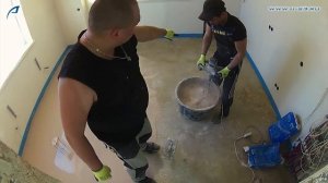 Наливной пол. Реперы #2. Выравнивание пола при ремонте квартир.