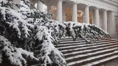 Снег кружится, летает, летает