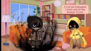 •Mono and Six talking after the ending (Little Nightmares) !Language warning¡ ||Gacha Club||