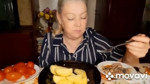 #mukbang #селедкавстиле"ХЕ" ??с картошечкой ? #мукбанг #eating #приятно ??