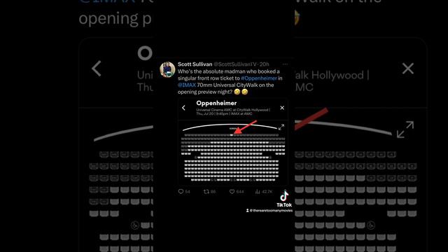 No time for concessions. oppenheimer imax christophernolan film cinema movie