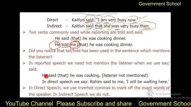 #directspeech #Indirectspeech Reporting Speech 8th standard Page No163-165 TN state board gramma смотреть онлайн