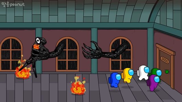 어몽어스 VS DOORS 29화 AMONG US ANIMATION 29 смотреть онлайн