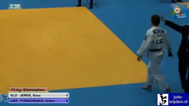 Saso Jereb (SLO) - Anton Tyshchenko (UKR) [-73kg] смотреть онлайн