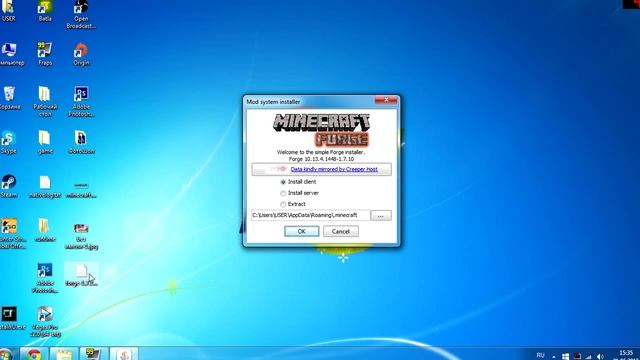 Tutorial- Как установить моды на Minecraft 1.7.10 смотреть онлайн
