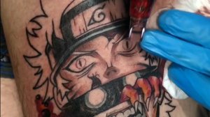 Tattoo Real Time Video Shading Naruto Anime Tattoo