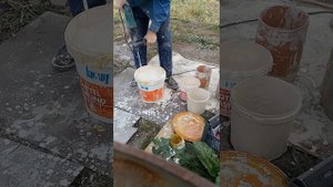 известковая цветная побелка стен , что бы не пачкалась часть 3