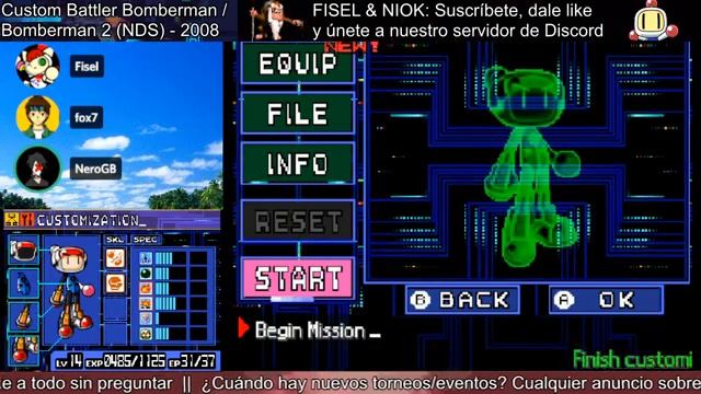 Jugando Bomberman 2 / Custom Battler Bomberman (NDS) смотреть онлайн