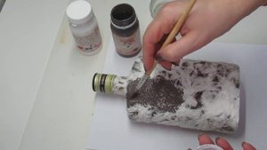 Декор бутылки, подробный МАСТЕР КЛАСС!