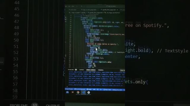 spotify login screen speed code ❤️#flutter #speedcode #dart #coding#jagadish #bsccsit#mobileappdev