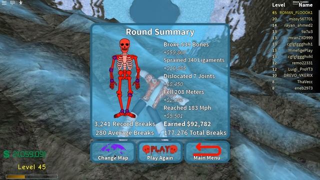 СЛОМАЛ ВСЕ КОСТИ АНТИСТРЕСС 20 МИЛЛИОНОВ | Roblox смотреть онлайн